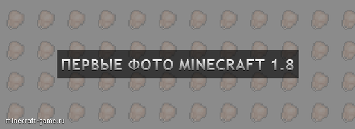 Первые фото Minecraft 1.8