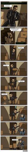 Deus Ex: Human Revolution - Небольшие комиксы по Deus Ex