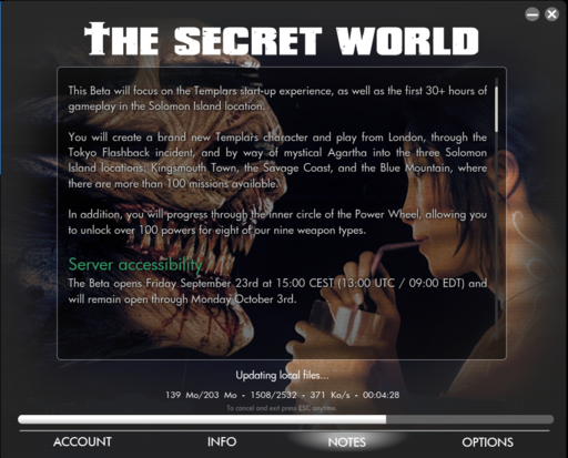 Secret World, The - Первая стадия ЗБТ 