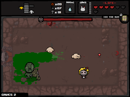 Binding of Isaac, The - Bosses in Caves
