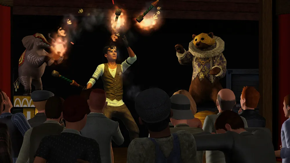 Sims 3, The - Станьте акробатом и поднимитесь выше всех в игре The Sims 3 Шоу-бизнес