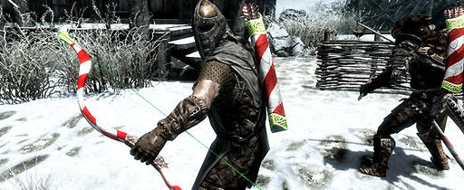 Elder Scrolls V: Skyrim, The - Это Довакин, который украл Рождество! Новогодние моды.