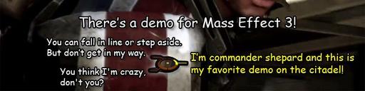 Mass Effect 3 - Подробности о демо-версии