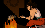Chell_and_the_potato_by_vicarelovelace-d3fkxcw