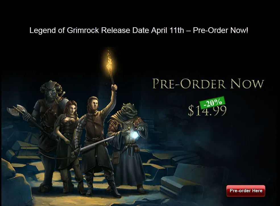 Legend of Grimrock - Legend Of Grimrock - 11 апреля
