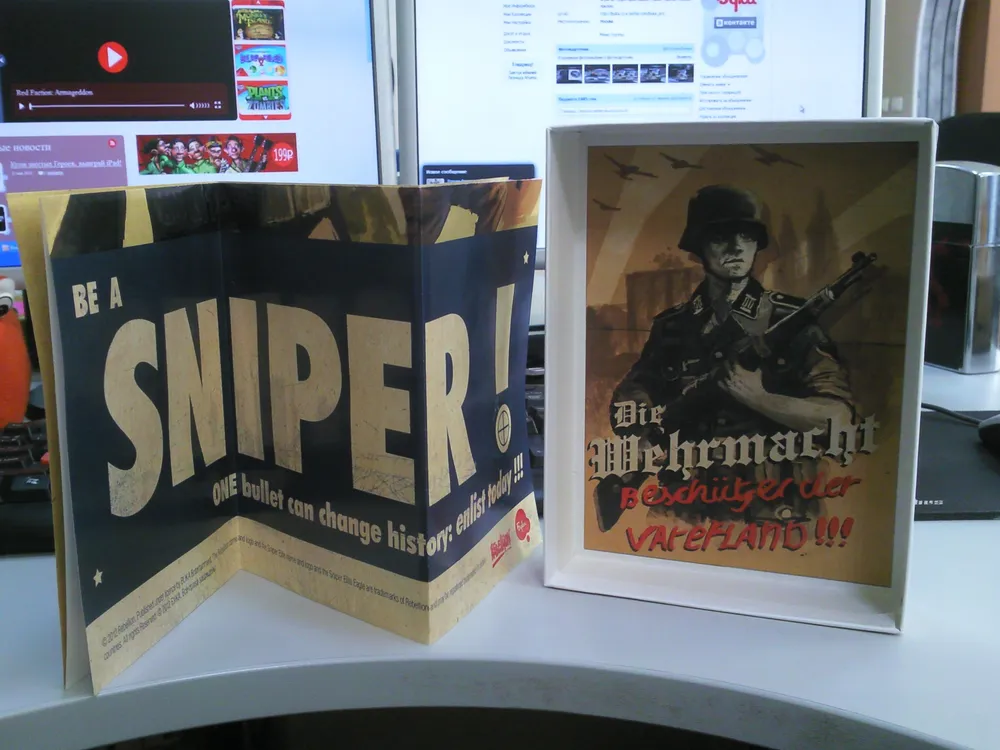 Sniper Elite V2 - Фотоотчёт о распаковке коллекционки "Sniper Elite V2"