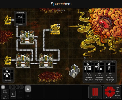 SpaceChem - Концепт-арты игры и информация о дизайнере игры