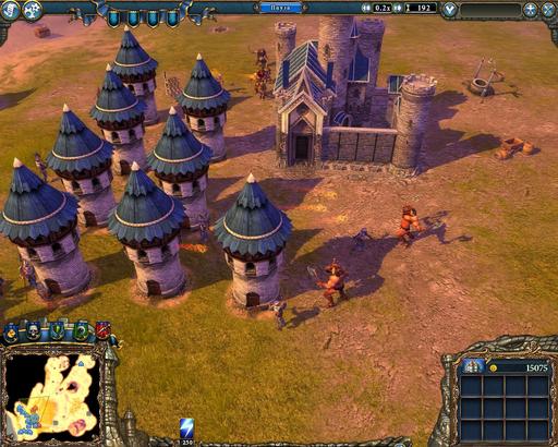 Majesty 2: The Fantasy Kingdom Sim - Башни, стражники, магия. И одинокие лорды - иногда.