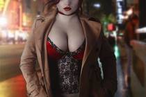 Косплей: Шикарная Velvet Velour из Vampire: The Masquerade - Bloodlines. 