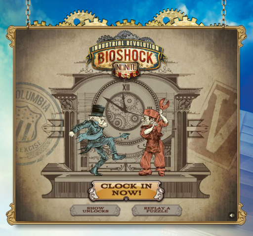 BioShock Infinite - Доступ к флэш игре BioShock Infinite: Industrial Revolution.