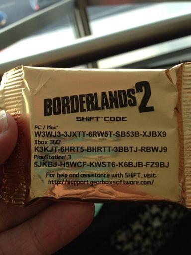 Borderlands 2 - Golden Key. Официальная халява.(Обновлено! 09.12.12)