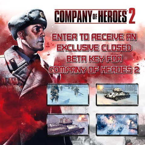 Цифровая дистрибуция - Company of Heroes 2 closed beta key