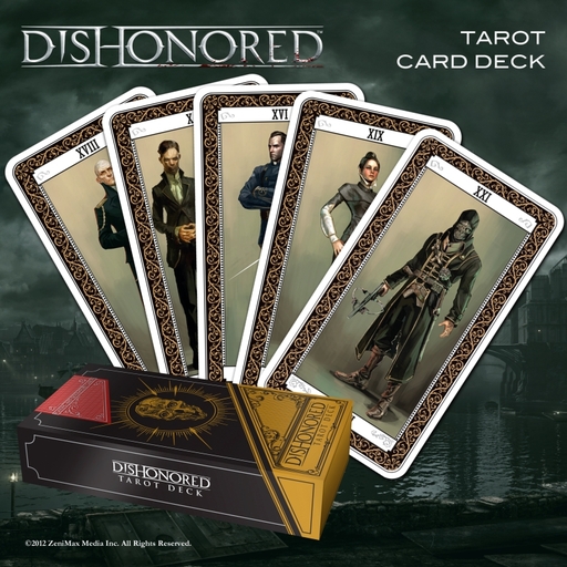 Dishonored - Обзор колоды Таро из британского предзаказного издания Dishonored