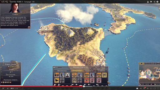 Total War: Rome II - Демонстрация начала кампании в Total War: Rome II от СА,  а так же видео об озвучке игры.