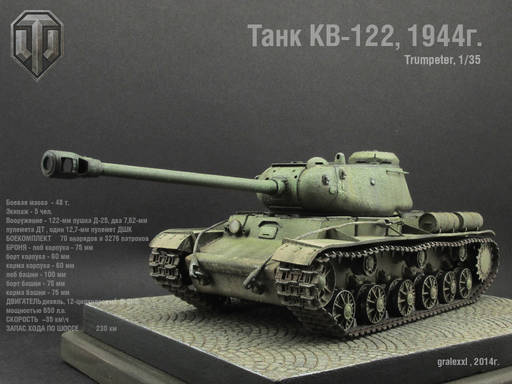 World of Tanks - Делаем модель танка КВ-122.
