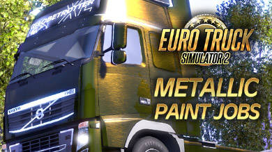 Цифровая дистрибуция - Бесплатное DLC Metallic Paint Jobs для Euro Truck Simulator 2 STEAM