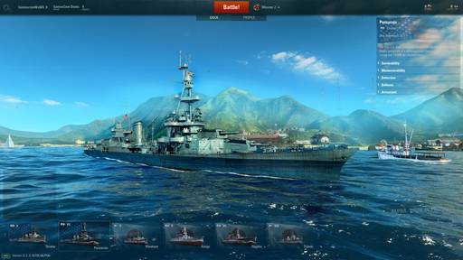 World of Warships - Первые скриншоты игры World Of Warships