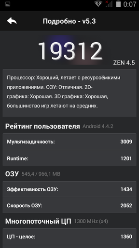 Игровое железо - Cмартфон ZEN 4.5 от WEXLER