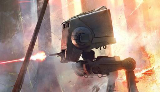 Новости - В Star Wars: Battlefront игроки смогут управлять двуногой боевой машиной AT-ST