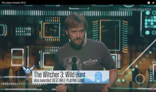 The Witcher 3: Wild Hunt - The Game Awards 2015 - Триумф Ведьмак 3