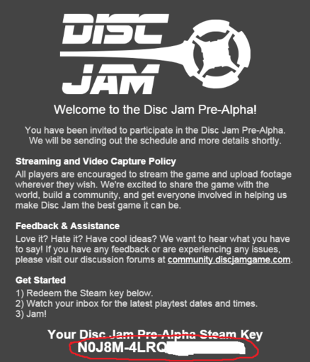 Цифровая дистрибуция - Халява для steam - берём игру Disc Jam(pre-alpha)