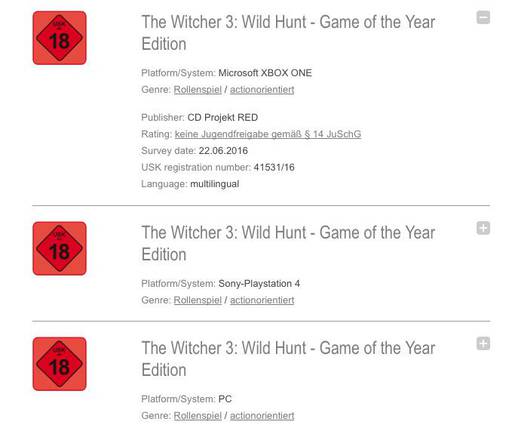 The Witcher 3: Wild Hunt - The Witcher 3: Wild Hunt - Game of the Year Edition