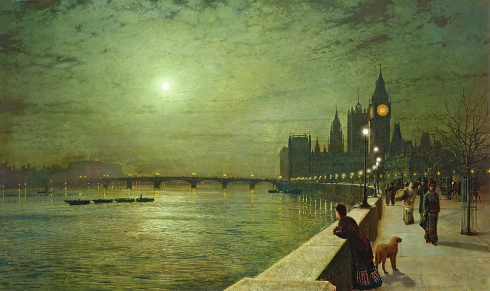 John Atkinson Grimshaw лирика городских пейзажей Викторианской эпохи