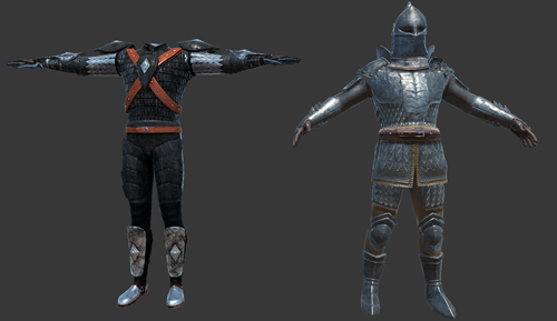 Ancient Siberia - "До и после" или как наши 3Dхудожники работали над созданием обмундирования для персонажей. 