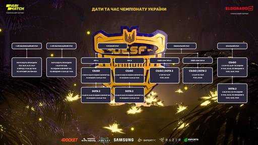 Киберспорт - UESF Parimatch Чемпионат Украины по CS:GO и Dota 2: анонс и детали проведения