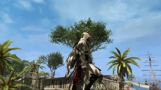 Kостюмы Альтаира, Эцио и Коннора на Эдварде в Assassin's Creed 4 Black Flag