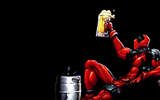 Deadpool-enjoys-beer