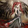 Little-gothic-teengirl-with-dark-angel-wings