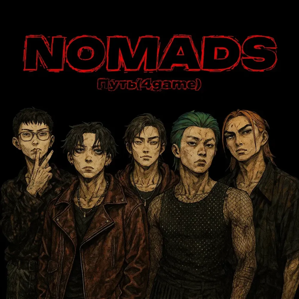 Изображение аниме-персонажей, группа людей, название \