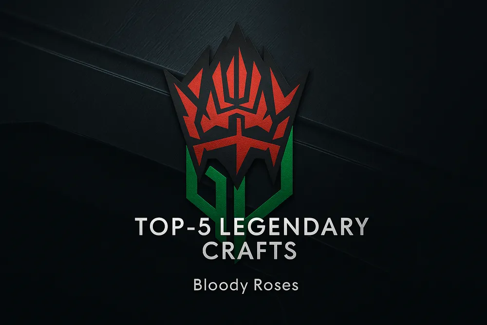 На изображении представлено название и логотип, вероятно связанное с играми или крафтингом, с текстом \